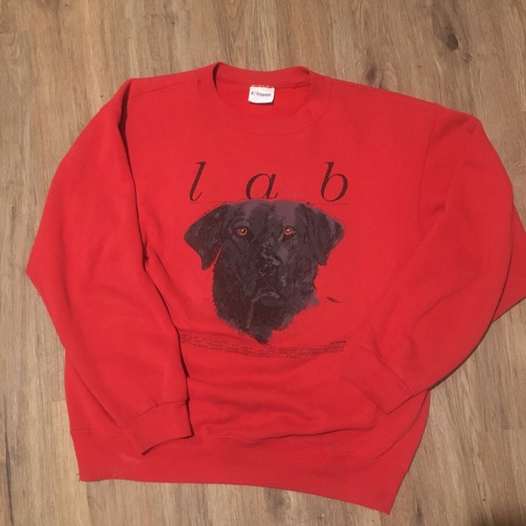 Vintage Labrador Retriever sweater fits adult medium rare *good boy certified* - Picture 1 of 9